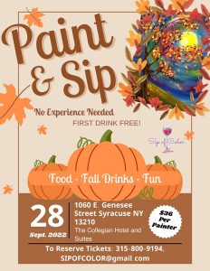 Paint & Sip event details